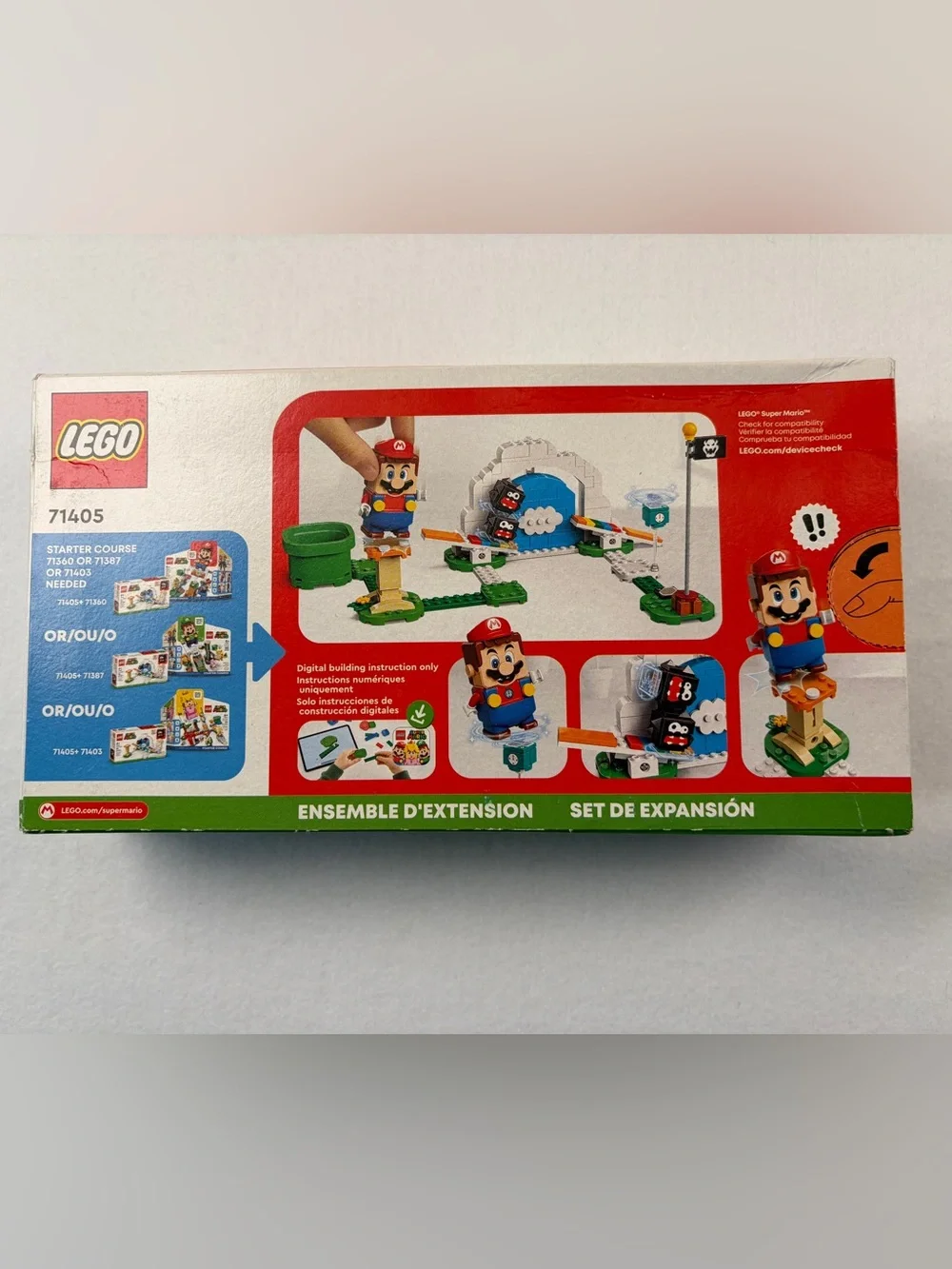 NWT Lego Nintendo Super Mario 71405 Fuzzy Flippers Expansion Set